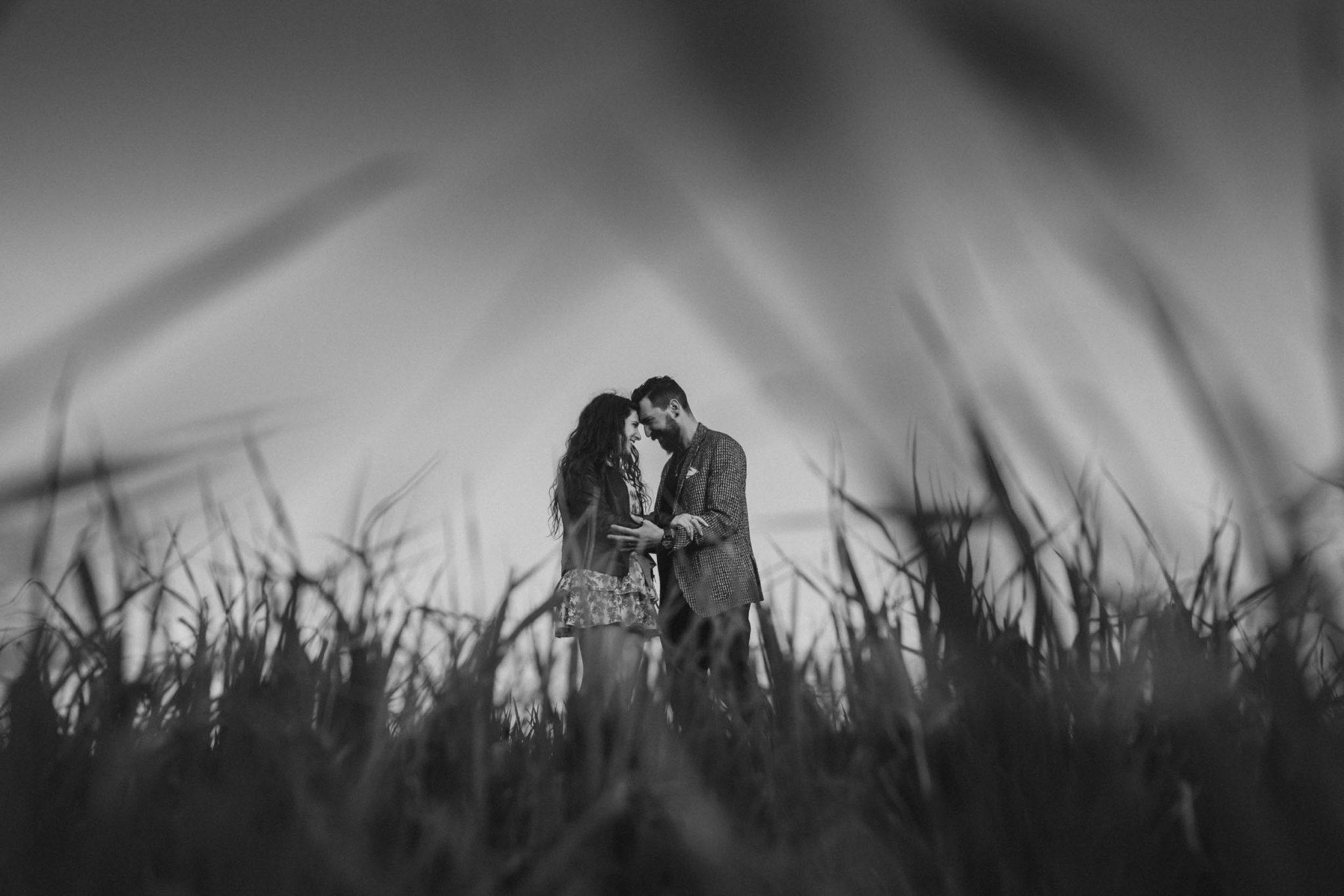 Engagement in Photos Val d'Orcia Tuscany