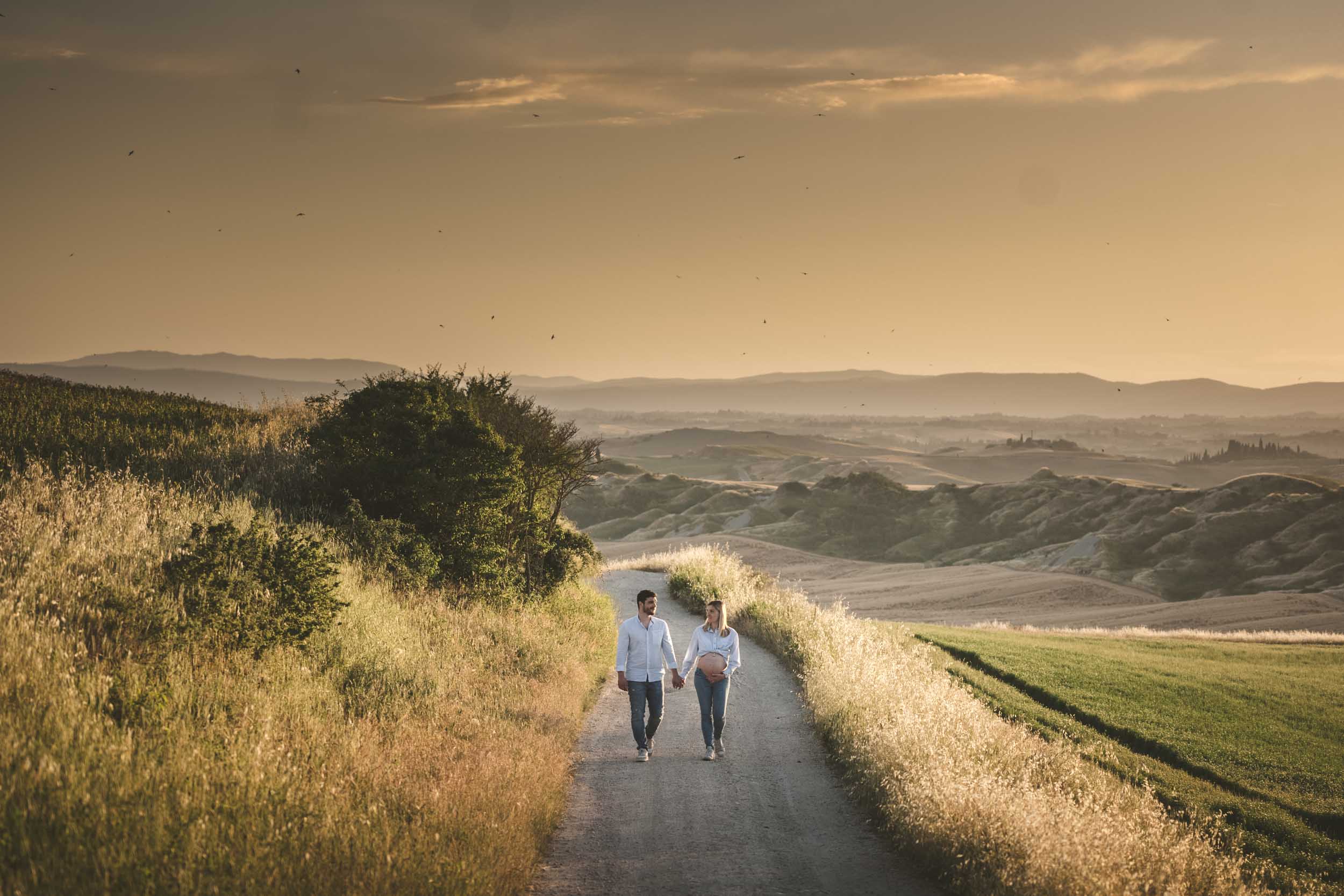 Ritratto di Coppia Gravidanza Toscana