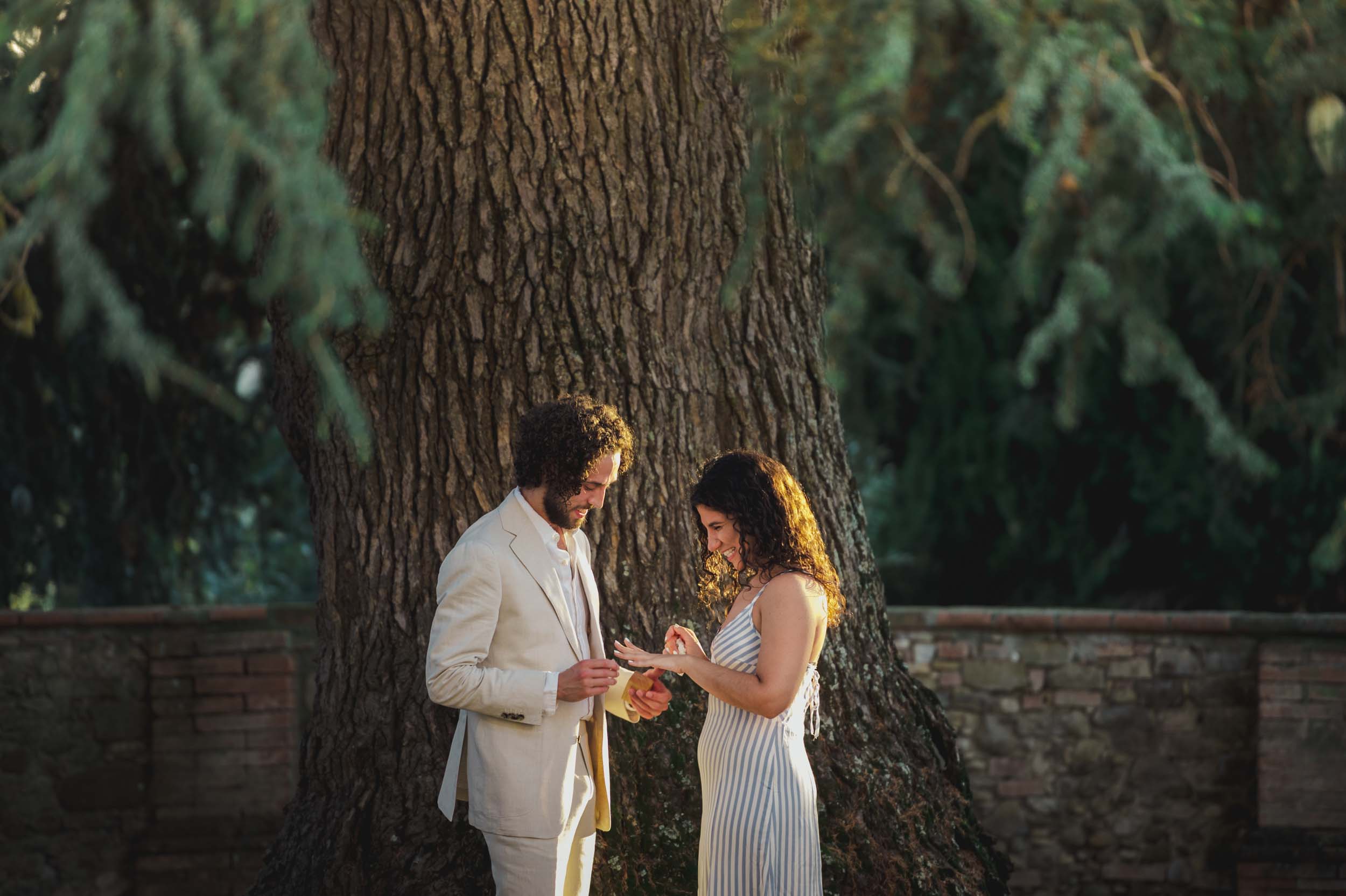 Romantic Proposal in Tuscany