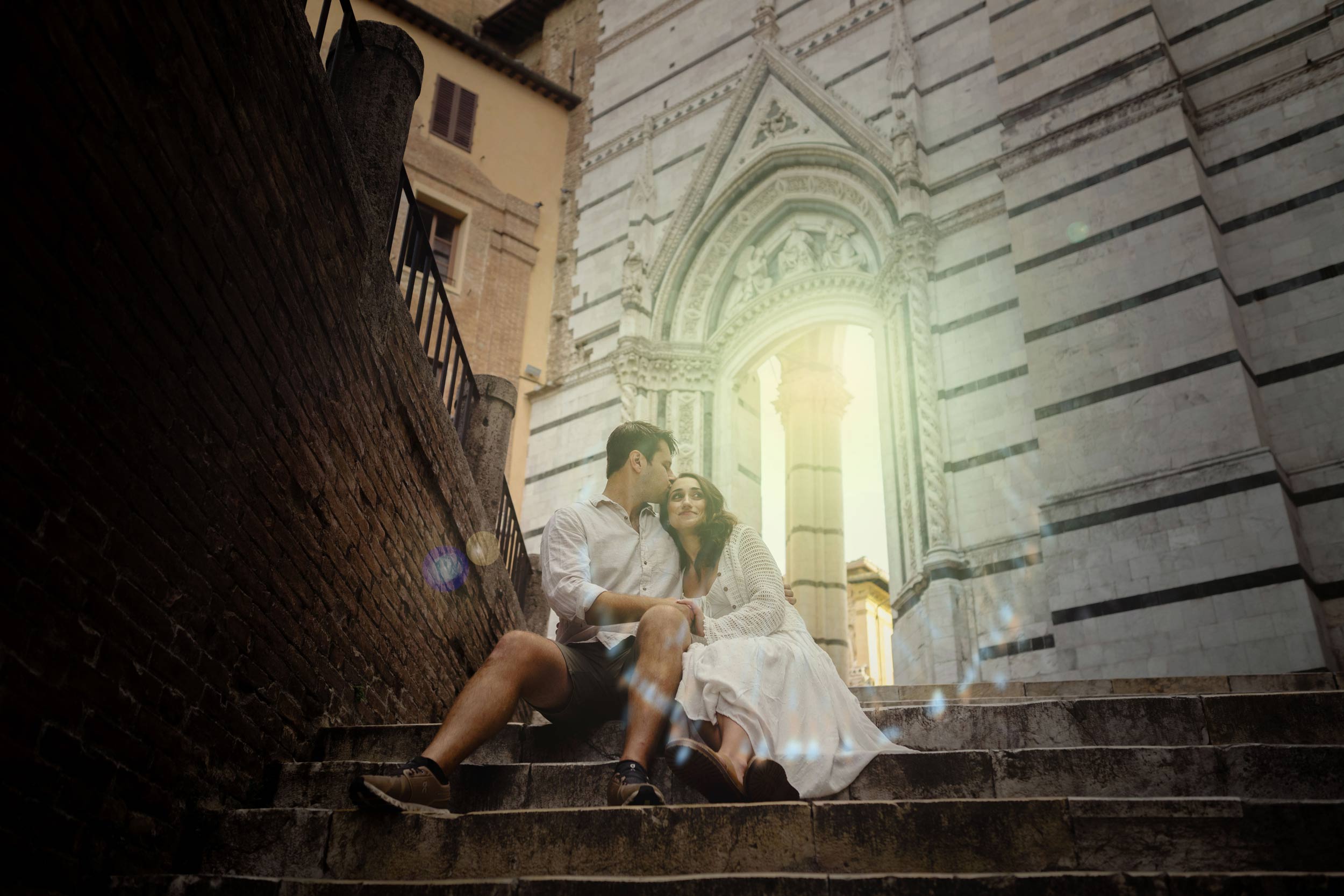 Couple Portrait in Siena Tuscany
